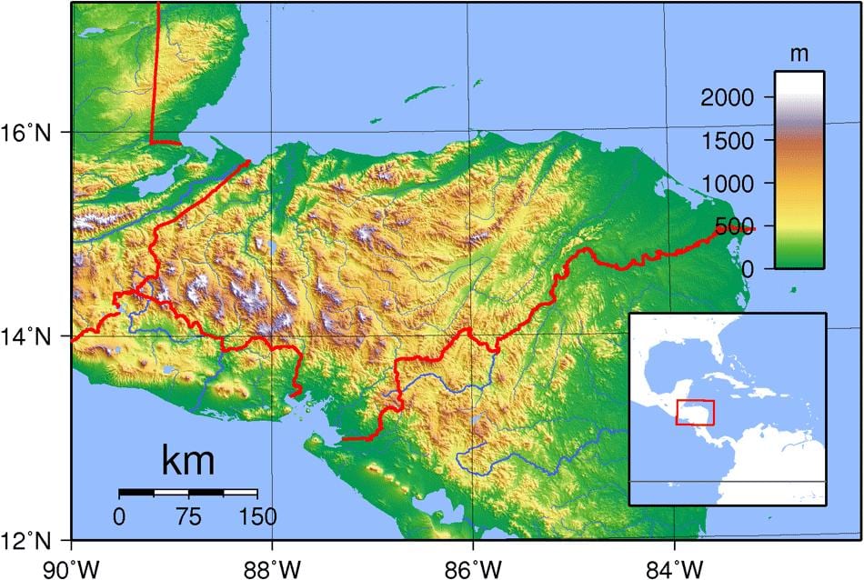 แผนที่ของวันหยุดพักผ่อน topographic